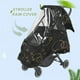 thumbnail image 3 of Universal Stroller Rain Cover Waterproof Wind Dust Shield Baby Stroller Pushchair Pram Newborn Stroller Cover-black, 3 of 5