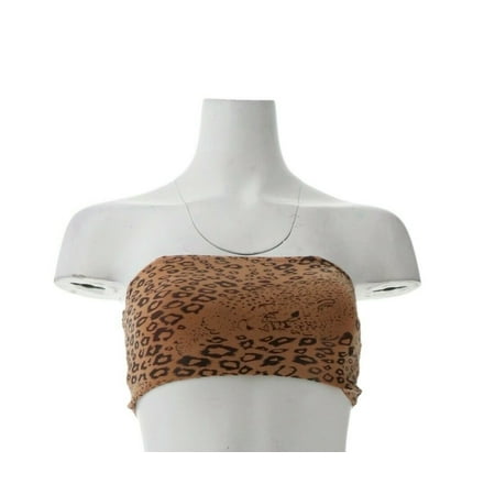 Animal Print Bandeau - Rhonda Shear Animal-Print Bandeau Bra 560-868