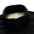 Dovford Mens Full Zip Sweater Fleece Vest, Sherpa Lined Stand Collar