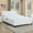 White, variant on LHSHID Classic White 1pc Queen Size Bed Faux Leather Upholstered Bedframe Bedroom Furniture Wooden Legs