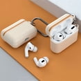 thumbnail image 3 of for Women Men Earphone Protector Luxury Full-Body Soft Silicone Cover with Keychain Protective Case Headphone Cases RED FOR AIRPODS 1/2, 3 of 8