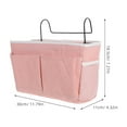 thumbnail image 2 of STRANDCHIC Sac de Rangement pour Lits Superposés Installation Facile Rose Coton Lin 1 Ensemble, 2 of 8