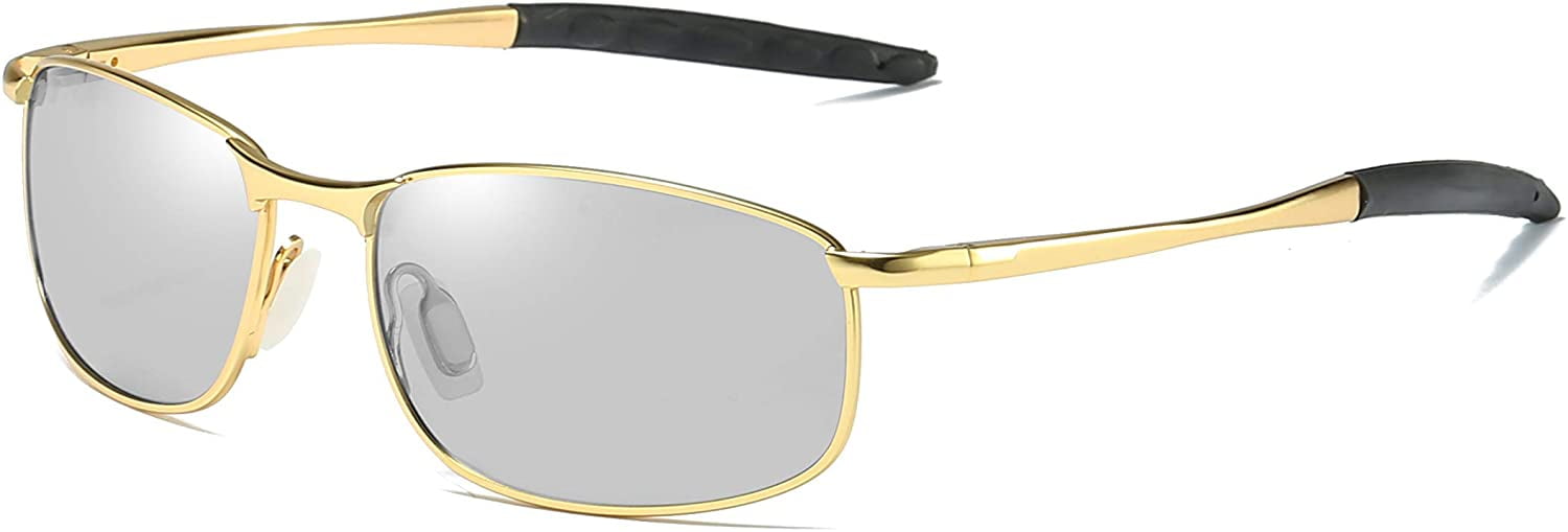 FEISEDY Classic Polarized Photochromic Sunglasses Driving