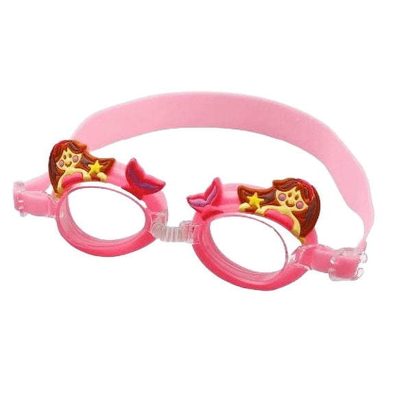 Pink Mermaid Cartoon Swimming Goggles
