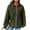 Army Green, variant on Waffle Hoodies for Women Fleece Hoodie Zipper Long Sleeve Sweatshirts with Pockets 2025 Drawstring Athletic Tops Womens Winter Solid Hooded Gray XXL