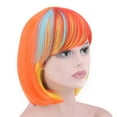 thumbnail image 3 of SUCS Multicolor Women Natural Sexy Short Straight Synthetic Wig Fashion Parting Wigs, 3 of 3