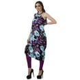 thumbnail image 4 of Moomaya Robe Kurti Sans Manches à une Épaule Imprimée pour Femmes, Vêtement de Créateur Boho pour Fête, 4 of 7