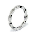 thumbnail image 2 of 3/8ct Diamond   Eternity Ring Stackable Womens Wedding Band 14k White Gold, 2 of 2