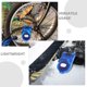 thumbnail image 4 of Candado de cable retráctil de 2 piezas con candado de cable retráctil combinado para maleta y equipaje Candado de cable ajustable para seguridad de viajes y armarios, 4 of 5