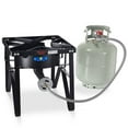 thumbnail image 5 of 200,000 BTU Cast Iron Single Burner Propane Stove For Outdoor Cooking Gas Stove, 5 of 6