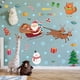 thumbnail image 2 of 1 pegatina de pared de Navidad, calcomanía de pared de alce de Papá Noel, decoración de pared de muñeco de nieve DIY extraíble JAMW Sencillez, 2 of 5
