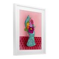 thumbnail image 3 of Stupell Industries Vintage Hand Floral Sculpture White Framed Print Under Glass design by Jilly Jack Designs, 21 x 17, 3 of 10