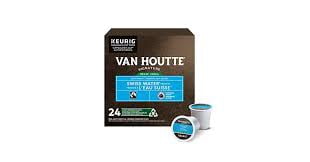 Van Houtte Decaf Fair Trade Swiss Water Process Organic Medium Roast Keurig K-Cup Coffee Pods, 96 Count