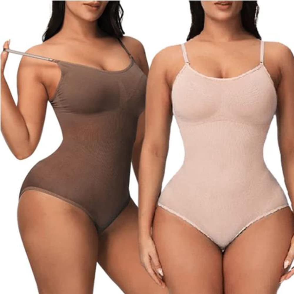 Cygen Bodysuit Shapewear Cygen Shapewear for Women Tummy Control Tops  Seamless One-Piece Body Shaper(Skin,M) - Walmart.com