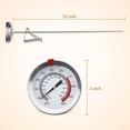thumbnail image 2 of QJUHUNG Casewin 15” Meat Thermometer for Cooking Instant Read Long Waterproof Stainless Steel Kitchen Thermometer for Deep Frying Candy Turkey BBQ Grill, 2 of 7