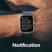 3Plus MEGA Smartwatch with 2.02 AMOLED Screen/Answer & Make Calls/Sleep Monitoring/Heart Rate/100+ Workout Modes/Quick Reply/iPhone and Android