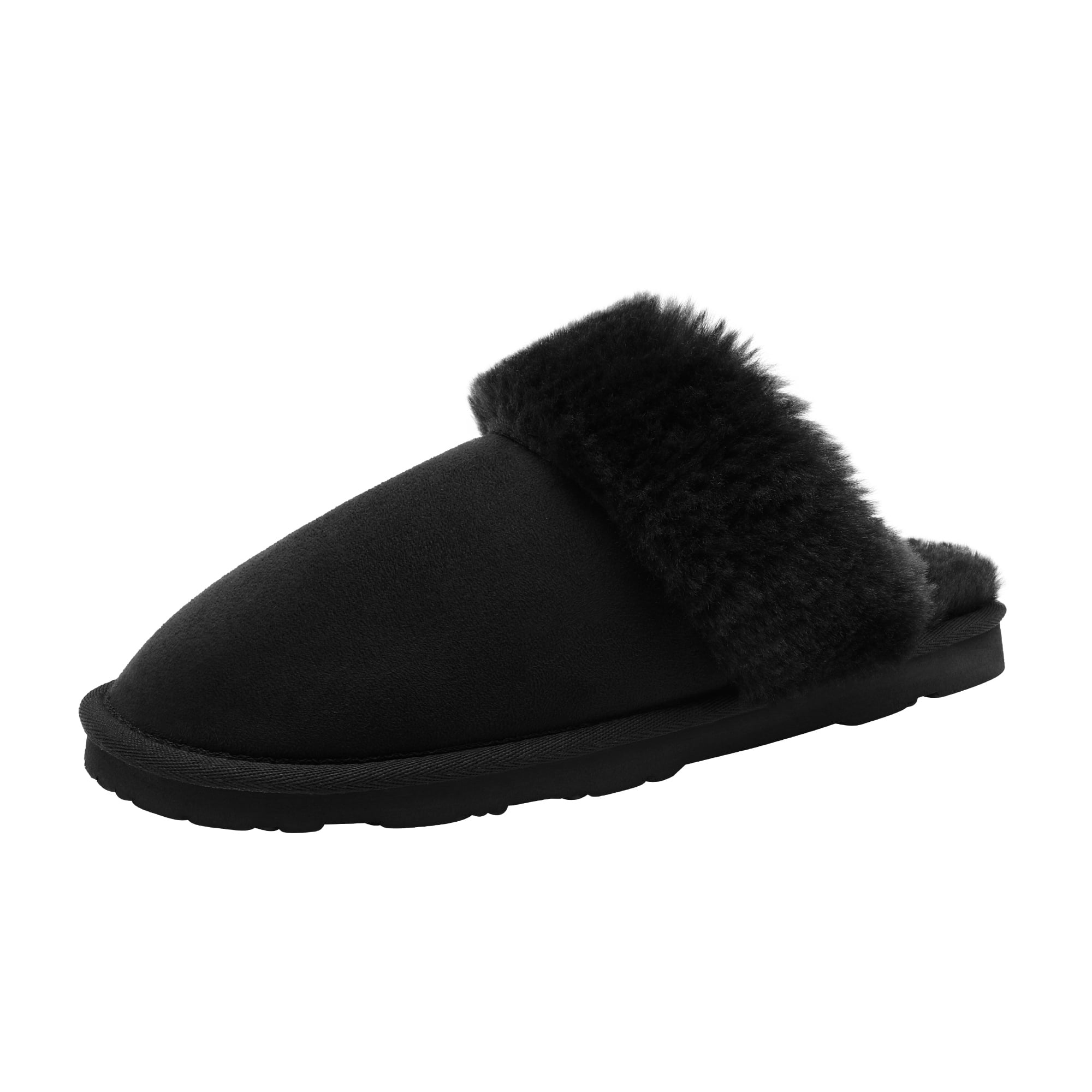 DREAM PAIRS Women's House Slippers for Indoor and Outdoor, Fuzzy Fluffy Furry Home Slipon in