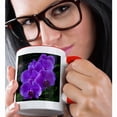 thumbnail image 2 of 3drose, Tropical Flower in Hawaii Botanical Garden, Big Isl, Hawaii, Orchid, 11oz Two-tone Red Mug, 2 of 6