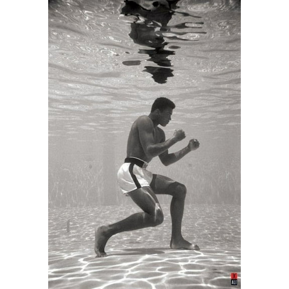 Rolled Poster Muhammad Ali Underwater 24'' x 36'' Poster