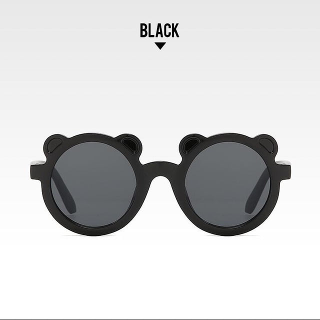 EGNMCR Lunettes d'Équitation Lunettes de Soleil pour Enfant Lunettes de Soleil pour Bébé Mignonnes avec Ours Lunettes de Soleil pour Enfant Lunettes Photo pour Enfant Spécifications Lunettes de Soleil pour Enfant
