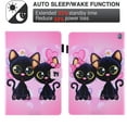 thumbnail image 5 of Case for All-New Amazon Fire 7 Tablet (Only fit 12th Generation, 2022 Release) - Multiple Viewing Angles Stand Smart Protective Wallet Case with Auto Sleep/Wake Feature, Cute Cats, 5 of 7