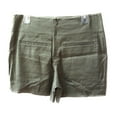 thumbnail image 2 of Tommy Bahama Women's Flat Front 4.5-inch Shorts, Sage, 6, 2 of 2