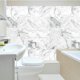 thumbnail image 3 of Pegatinas para azulejos, mármol blanco marfil, adhesivo para azulejos, PVC, autoadhesivo, para pared, impermeable, pegatinas para azulejos de baño, a prueba de aceite, pegatinas para azulejos de coci, 3 of 4
