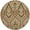 Brown/Ivory, variant on SAFAVIEH Wyndham Donella Geometric Wool Area Rug, Brown/Ivory, 7' x 7' Round
