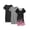 3pcs-Black/Grey/Cherry Blossoms, variant on 3 Pack Nightgowns for Women Short Sleeve Sleep Shirts T Shirt Night Gown V Neck Nightshirts Soft Sleepwear Dress