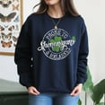 thumbnail image 4 of EcoLoom Lucky Family Saint Paddy's Day Fun Clovers St Patrick's Day Long Sleeve Unisex Midweight Crewneck Sweatshirt, 4 of 4