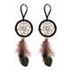 thumbnail image 1 of Dream Catcher Atrapasueños hecho a mano circular con pluma coche colgando adorno decoración 6 6 Magideal Dream Catcher, 1 of 7