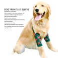 thumbnail image 3 of Breathable Dog Front Leg Dog Front Leg Sleeve Airy Canine Front Leg Cover Breathable Polyester Cotton Dog Recovery Sleeve Changeable Buckle Elbow Protector, 3 of 8
