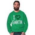 thumbnail image 5 of I Love Earth Reduce Reuse Recycle Sweatshirt for Men or Women Brisco Brands X, 5 of 6