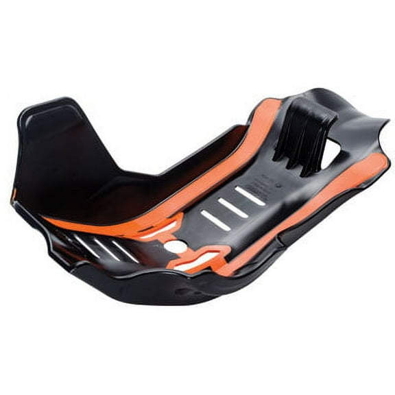 Acerbis Plastic MC Skid Plate with Linkage Guard Black/Orange for Husqvarna FC 450 2016-2018