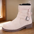 thumbnail image 4 of Botas Punta Redonda A La Cortas Informales para Mujer Todas Combinadas Viajes Al Aire Libre, 4 of 9