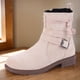 thumbnail image 4 of Botas Vaquera para Mujer Cortas Informales Todas Combinadas Cómodas Mujeres Y Niñas, 4 of 9