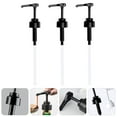 thumbnail image 2 of FONDOTIN 3Pcs Sauce Pump Dispensers Black Pe Material Push Type Leakproof Nozzles for Home Use, 2 of 7