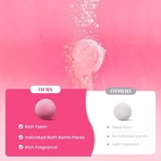 Body & Earth Bath Bombs Gift Sets for Women - Cherry Blossom Handmade Fizzies Shower Bubble Bombs for Relaxing, 10 X 3.5 oz
