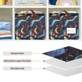 thumbnail image 4 of Yayeee Foldable Storage Basket for Shelves with Handles Waterproof Cloth Bins, Zodiac Stars, 4 of 7