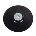 thumbnail image 5 of 4Inch 100Mm Backing Pad Fibre Disc M10 Thread with Lock Nut for Angle Grinder Black, 5 of 8