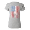 thumbnail image 1 of Awkward Styles Flag Women Shirt Memorial Day Pro America Flag T shirt for Her Stripes and Stars American Flag Gifts Pro America Lovers T shirt for Women USA Flag Gifts USA Print on the Back Only, 1 of 4