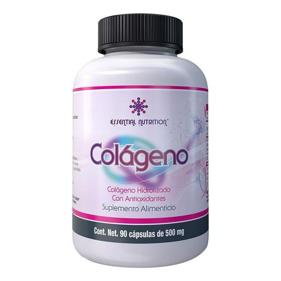 Suplemento alimenticio Essential Nutrition Colágeno Hidrolizado 90 cápsulas de 500 mg