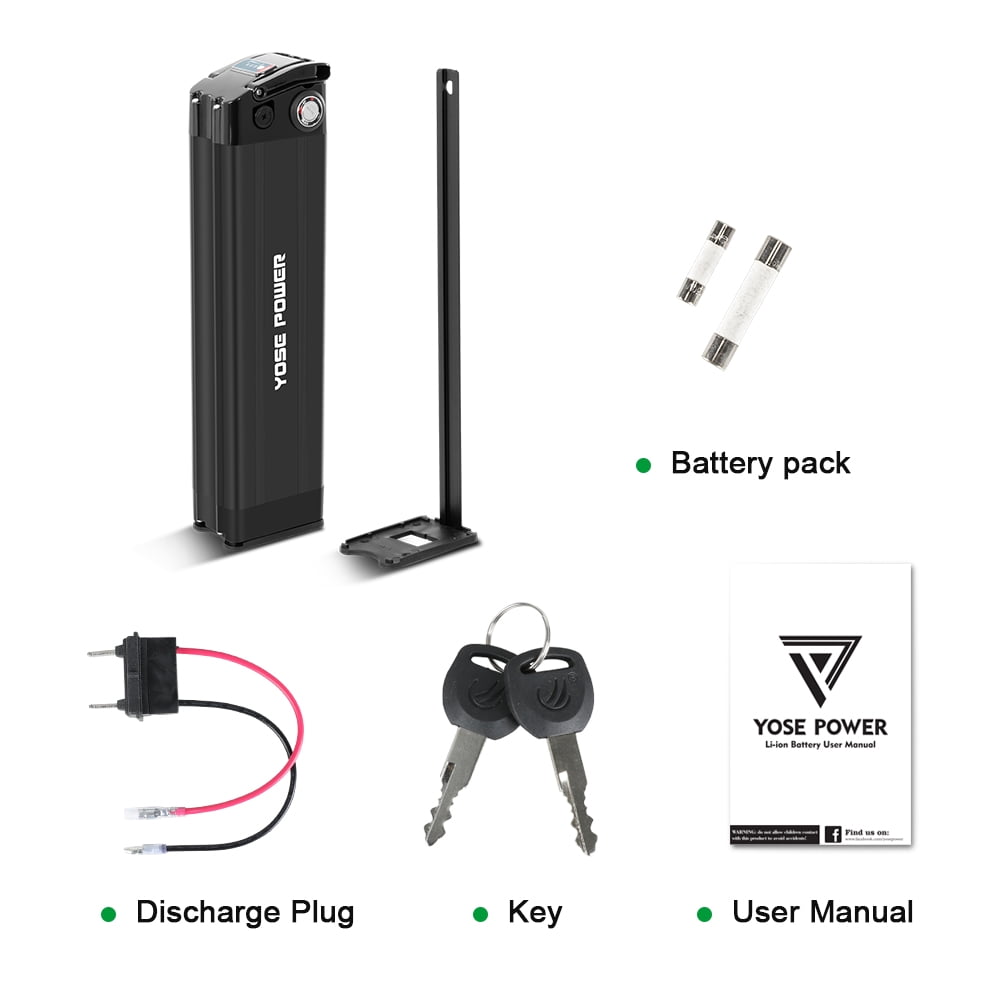 YOSE POWER 48V 15.6Ah Ebike Battery Compatible with ECOTRIC Hammer Fat 48V Tire Ebike  Fit for ECOTRIC Hammer FAT20850C Bicycle Battery