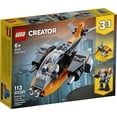 thumbnail image 5 of LEGO Creator 3 in 1 Cyber Drone Space Toys, Transforms from Drone to Cyber Mech or Cyber Scooter, Space Toy Building Set, Gift for 6 Plus Year Old Kids, Boys, and Girls, 31111, 5 of 8