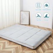 Slsy Japanese Floor Mattress Futon Mattress, Thicken Sleeping Pad Foldable Roll Up Mattress Kids Floor Lounger Bed Couches Sofas, Guest Bed
