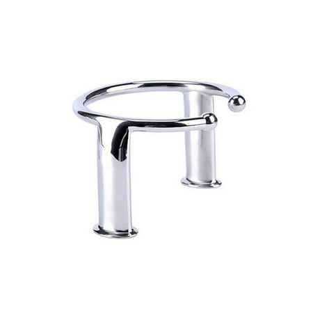 Drink Holder Ring - White Water 56220S Stainless Steel Ring Cup Drink Holder, 1 Cup