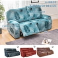 thumbnail image 4 of Recliner Slipcovers -Pieces Lazyboy Recliner Covers Recliner Couch Covers Recliner Chair Cover Non Slip Reclining Slipcovers with Storage Pockets Furniture Protector for Living Room, 4 of 7
