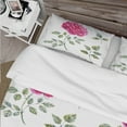 thumbnail image 4 of Designart 'Beautiful Red Rose' Cabin & Lodge Duvet Cover Set, 4 of 4