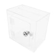 thumbnail image 4 of Buzón de sugerencias, transparente, buzón de postal con 2 llaves, caja de donación acrílica, organizador de almacenamiento para ,, 4 of 8