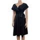 thumbnail image 4 of Vestido Formal De Cóctel De Noche con Cuello En V Y Hombros Descubiertos para Mujer,Black-XL ER, 4 of 5